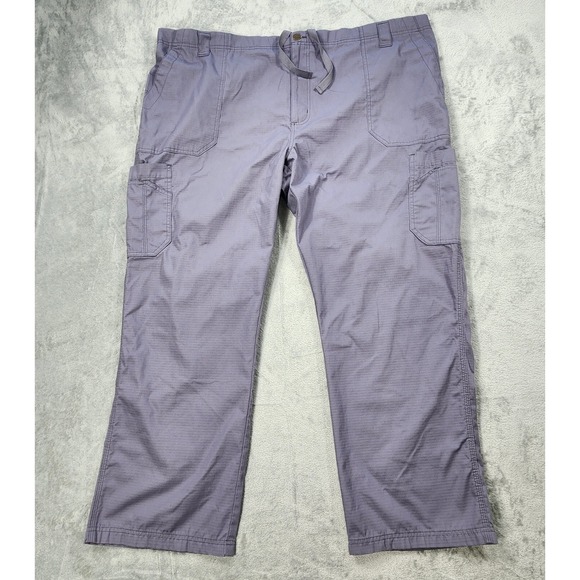 Carhartt Men's Scrub‎ Pants 3XL (43x31) Straight Fit Multi Cargo Ripstop Gray - Picture 1 of 9